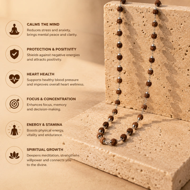 Eternal Rudraksha Chain