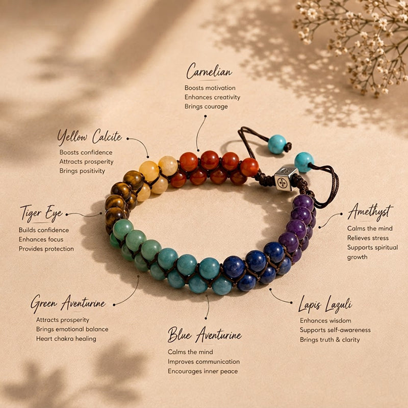 7 Chakra Spectrum Bracelet