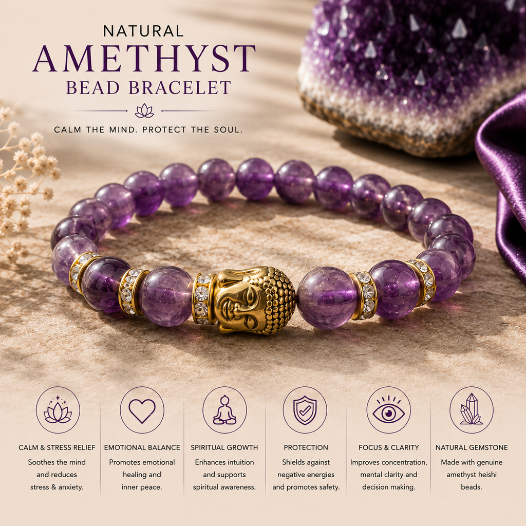 Tirtam Amethyst Tiny Bead Bracelet