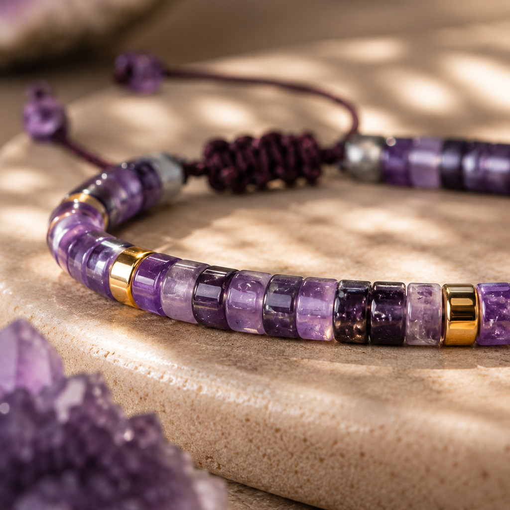 Tirtam Amethyst Cosmic Eclipse Bracelet