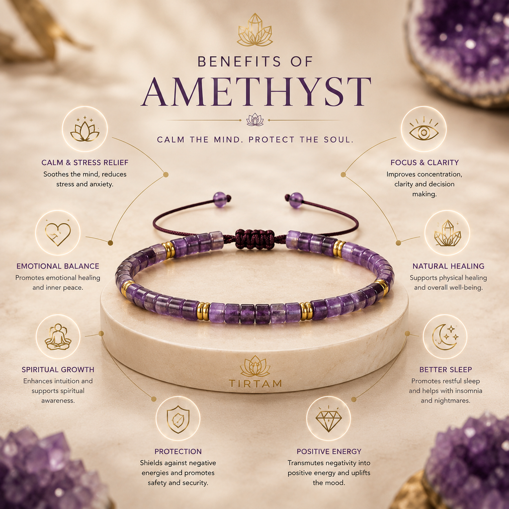 Tirtam Amethyst Cosmic Eclipse Bracelet
