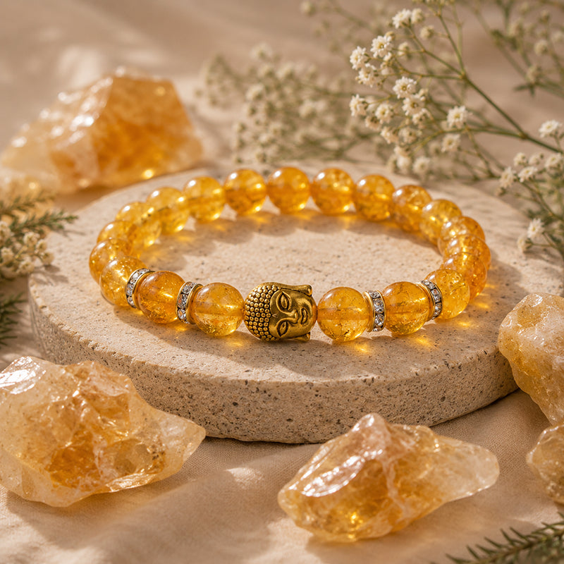 Buddha Citrine Abundance Bracelet