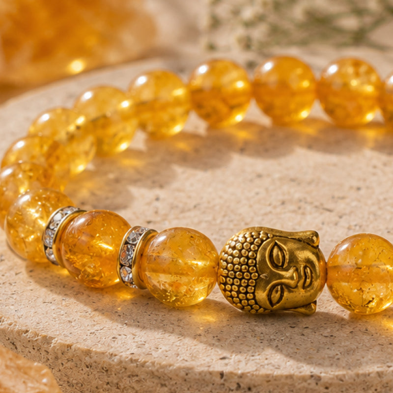 Buddha Citrine Abundance Bracelet
