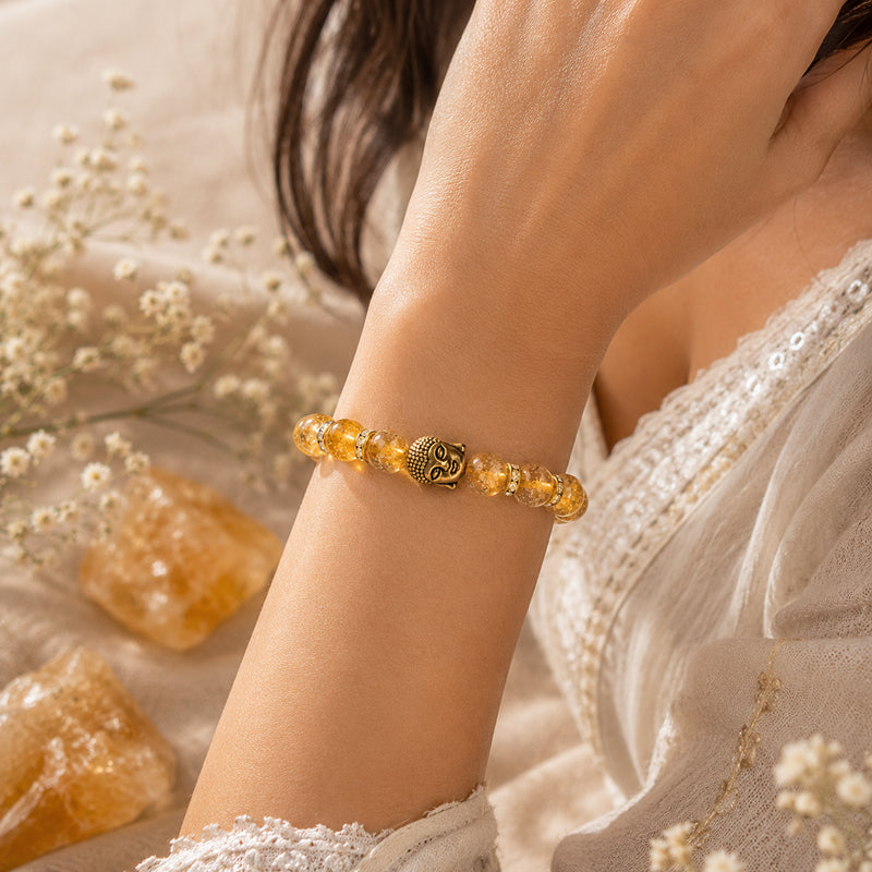 Buddha Citrine Abundance Bracelet