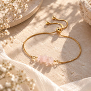 Roselle Rose Quartz Bracelet