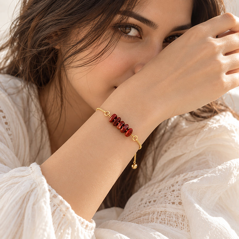 Sienna Red Jasper Bracelet