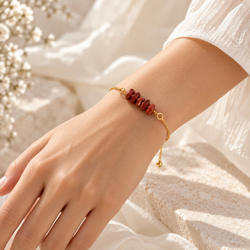 Sienna Red Jasper Bracelet