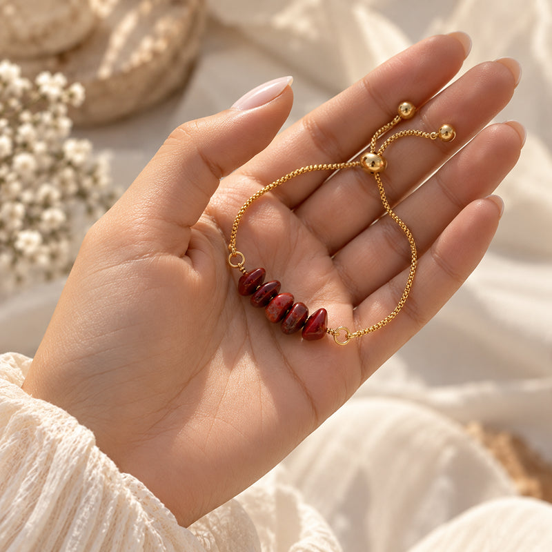 Sienna Red Jasper Bracelet