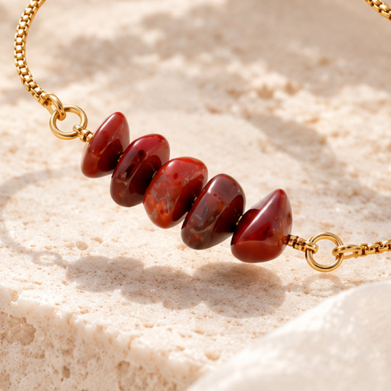 Sienna Red Jasper Bracelet