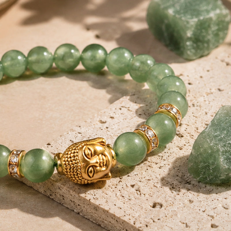 Buddha Green Aventurine Prosperity Bracelet