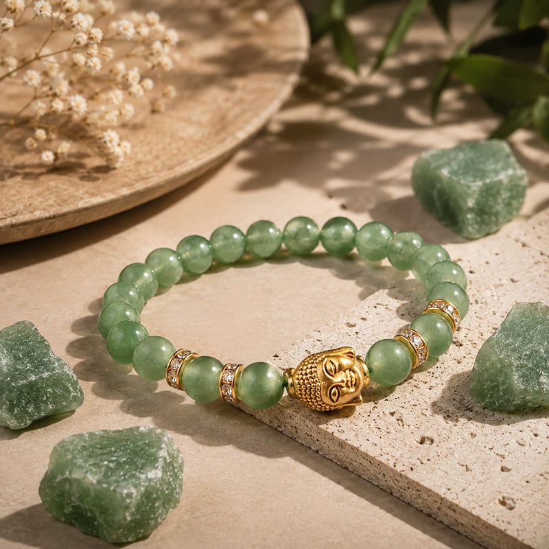 Buddha Green Aventurine Prosperity Bracelet