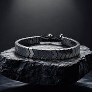 Hematite Black Arrow Bracelet