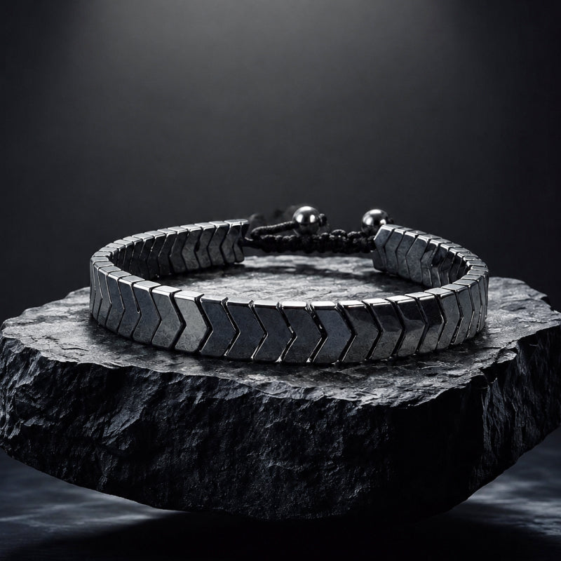 Hematite Black Arrow Bracelet