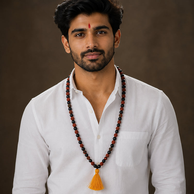 Rudraksha & Karungali Japa Mala