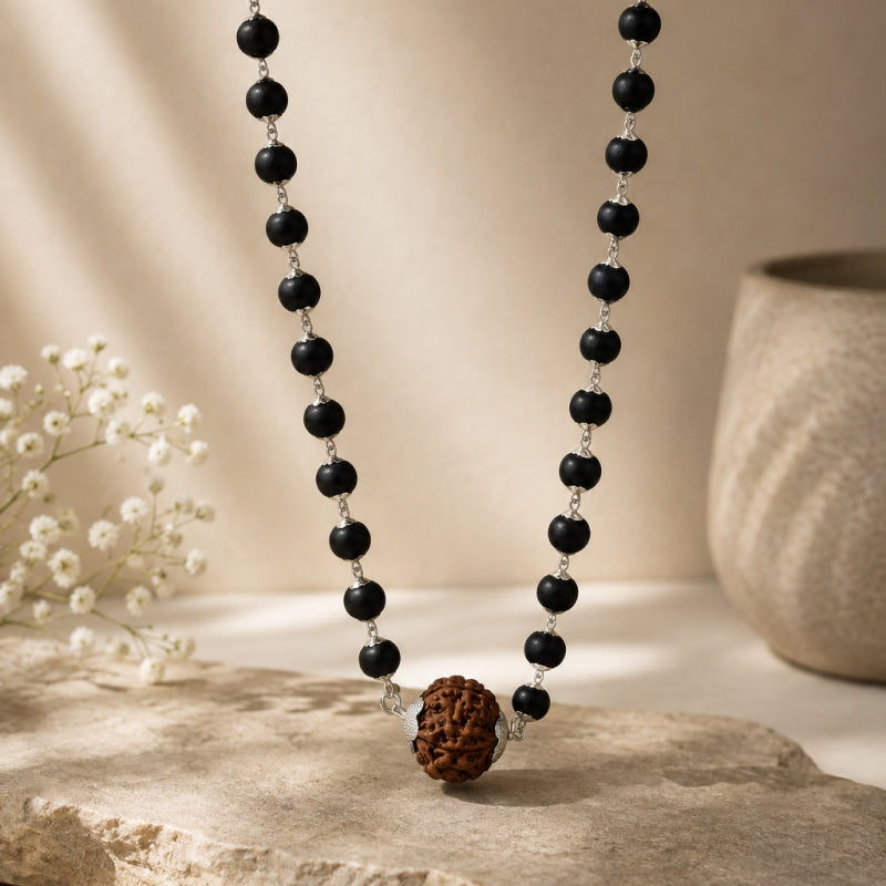Karungali Rudraksha Mala