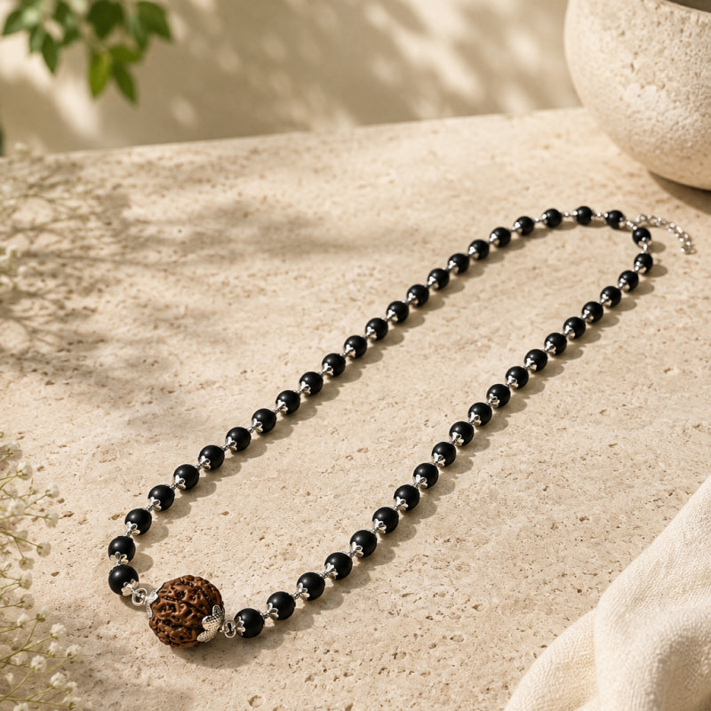 Karungali Rudraksha Mala