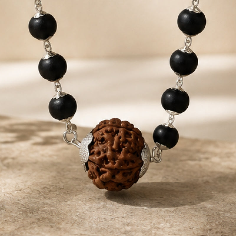 Karungali Rudraksha Mala