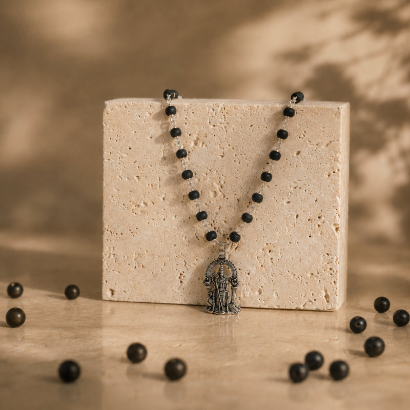 Karungali Murugan Pendant Necklace