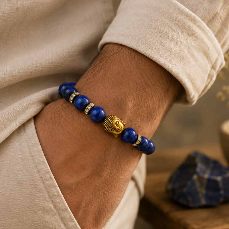Buddha Lapis Lazuli Wisdom Bracelet