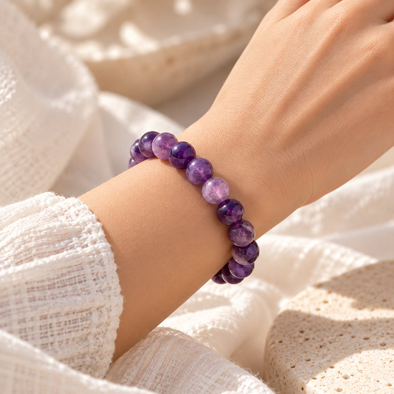 Raw Amethyst Serenity Bracelet
