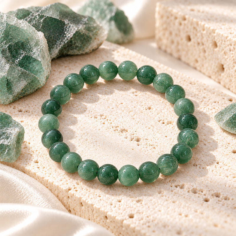 Raw Green Aventurine Prosperity Bracelet