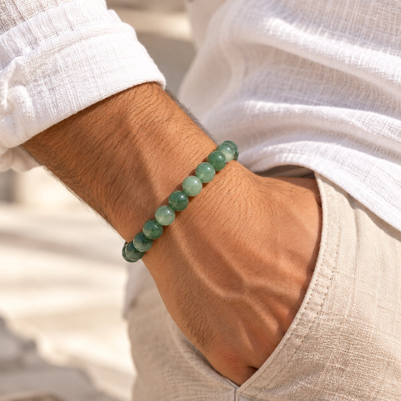 Raw Green Aventurine Prosperity Bracelet