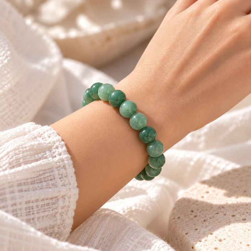 Raw Green Aventurine Prosperity Bracelet