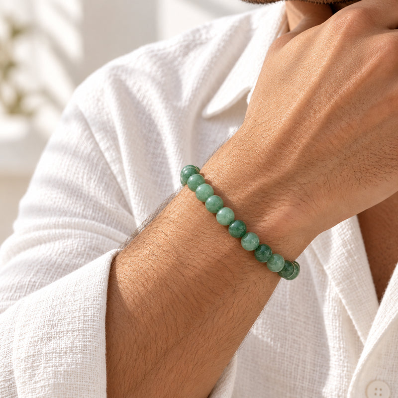 Raw Green Aventurine Prosperity Bracelet