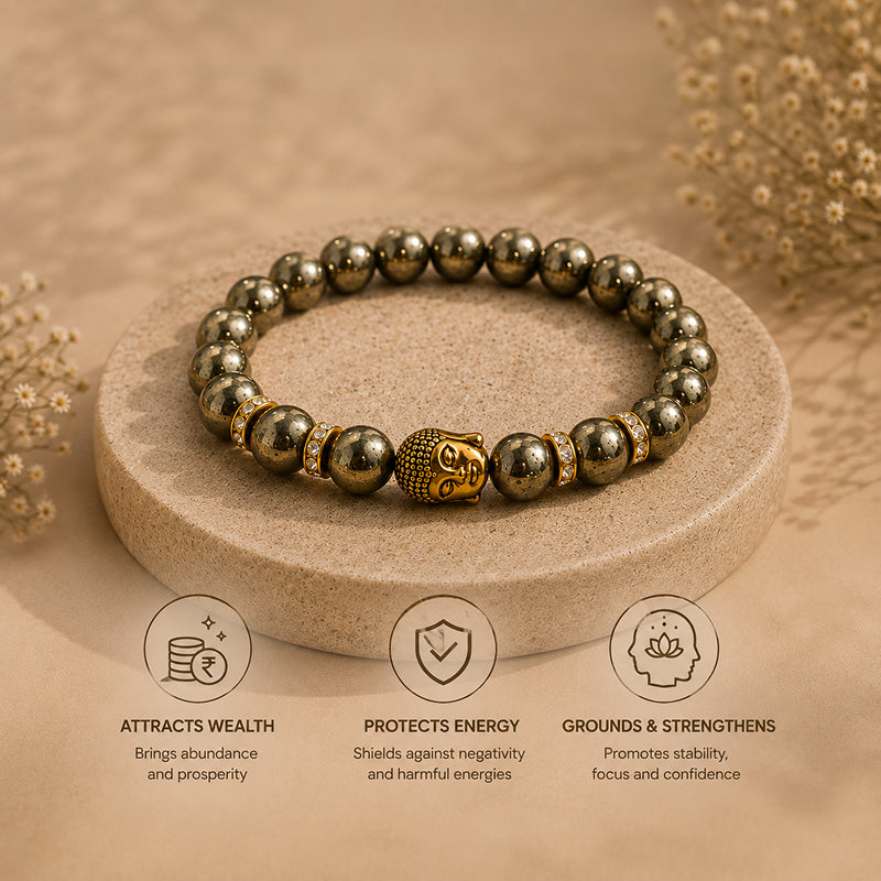 Pyrite Wealth Manifestation Bracelet