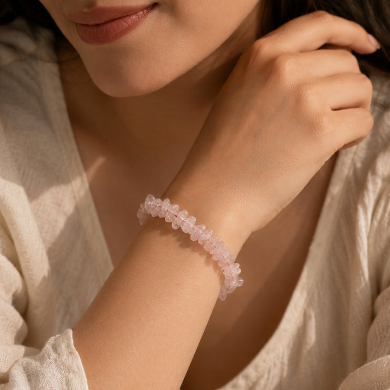 Dreamy Rose Quartz Bracelet
