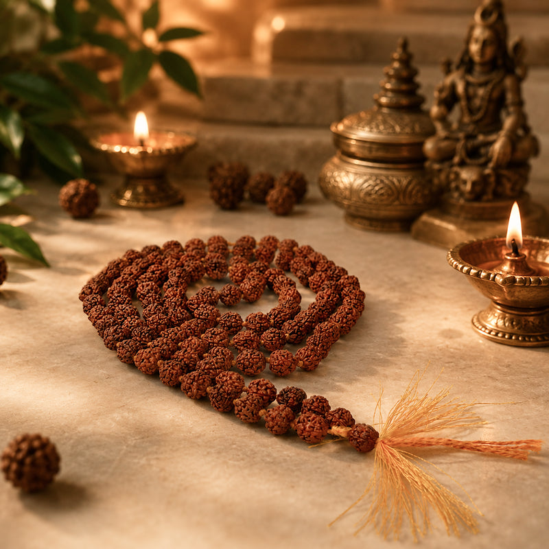Authentic Rudraksha Japa Mala