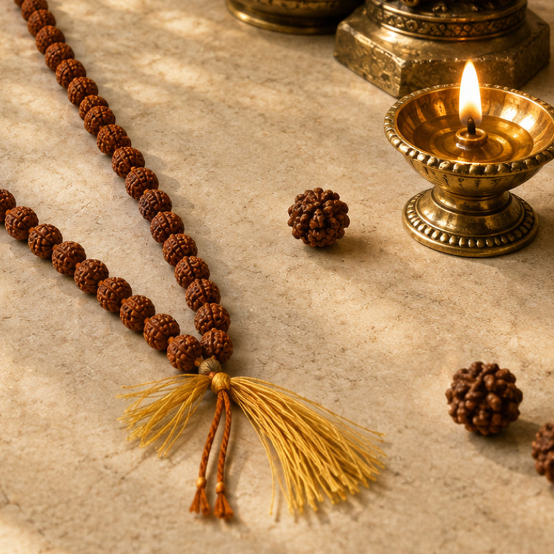 Authentic Rudraksha Japa Mala