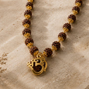 Rudraksha Mala with OM Pendant