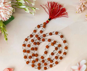 Spatika + Rudraksha Mala 108+1 Beads Japamala