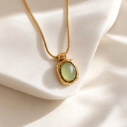 Aurelia Green Aventurine Necklace