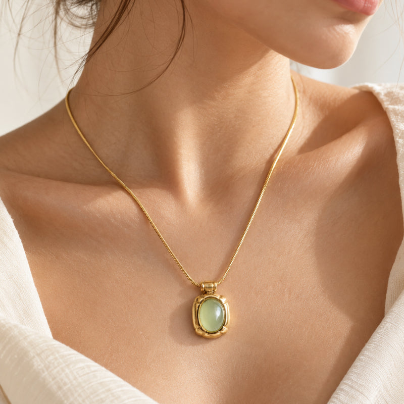 Aurelia Green Aventurine Necklace