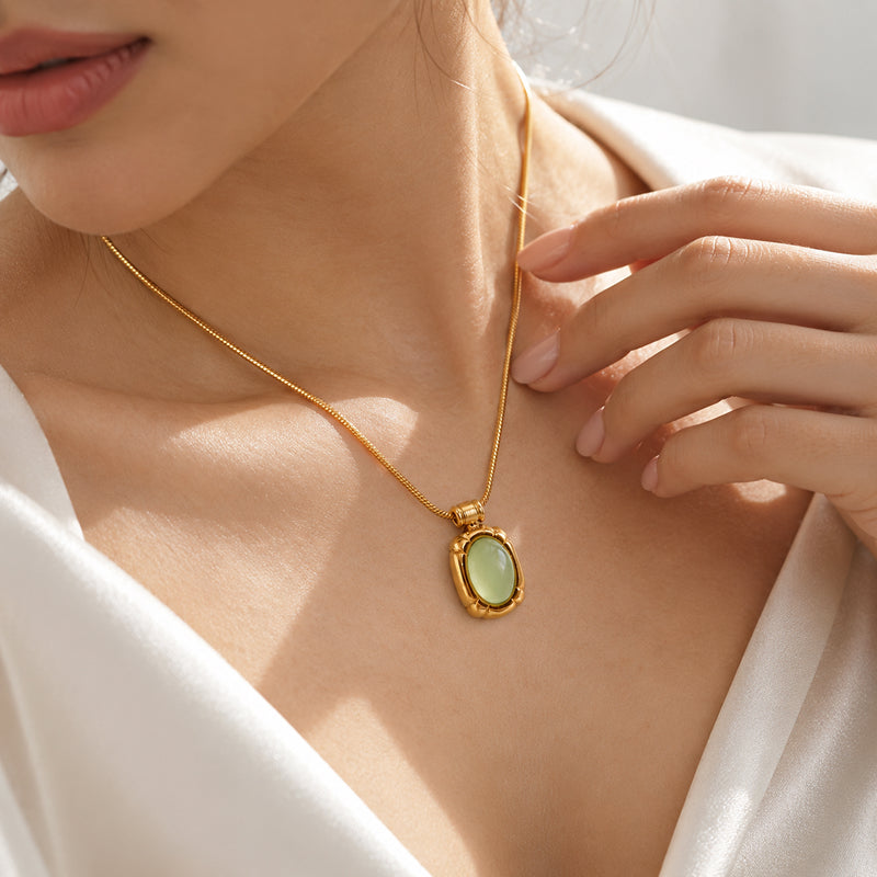 Aurelia Green Aventurine Necklace