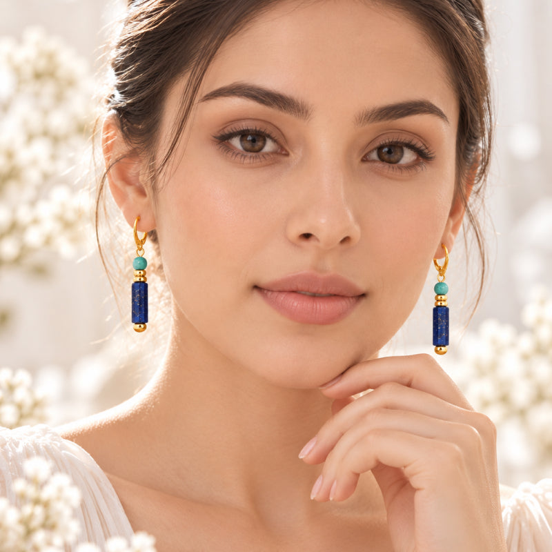 Marielle Lapis Lazuli Drop Earrings