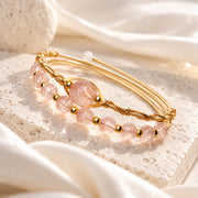 Aveline Strawberry Quartz Bangle