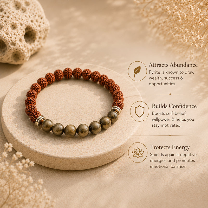 Rudraksha Tiger Eye Guardian Bracelet