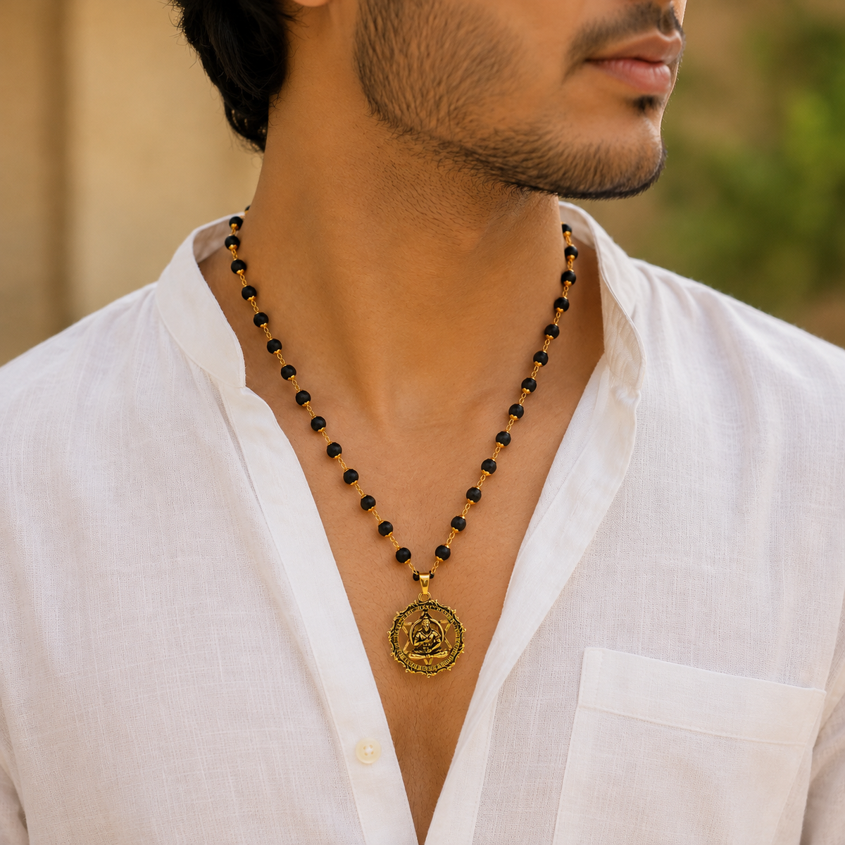 Hanuman Astra Karungali Guardian Necklace
