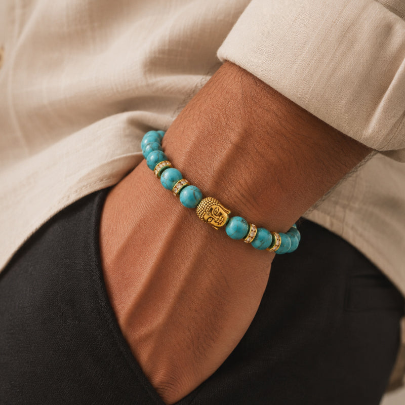 Buddha Turquoise Harmony Bracelet