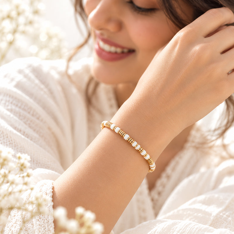 Celine Howlite Bracelet