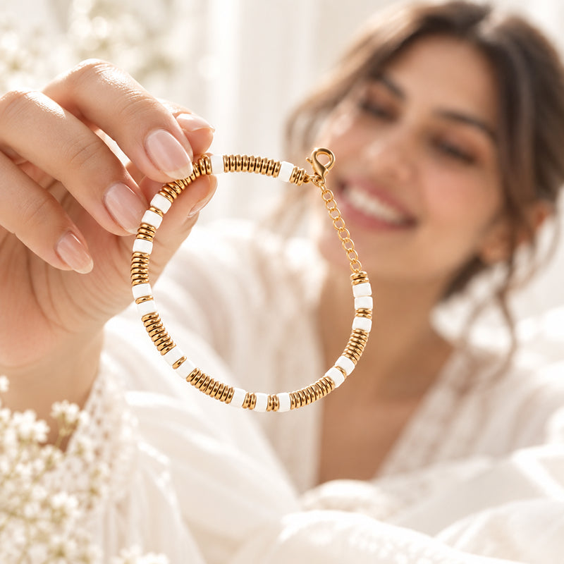 Celine Howlite Bracelet