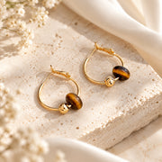 Aveline Tiger Eye Earrings