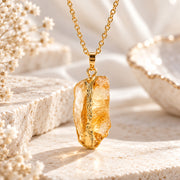 Aurelle Citrine Crystal Pendant Necklace