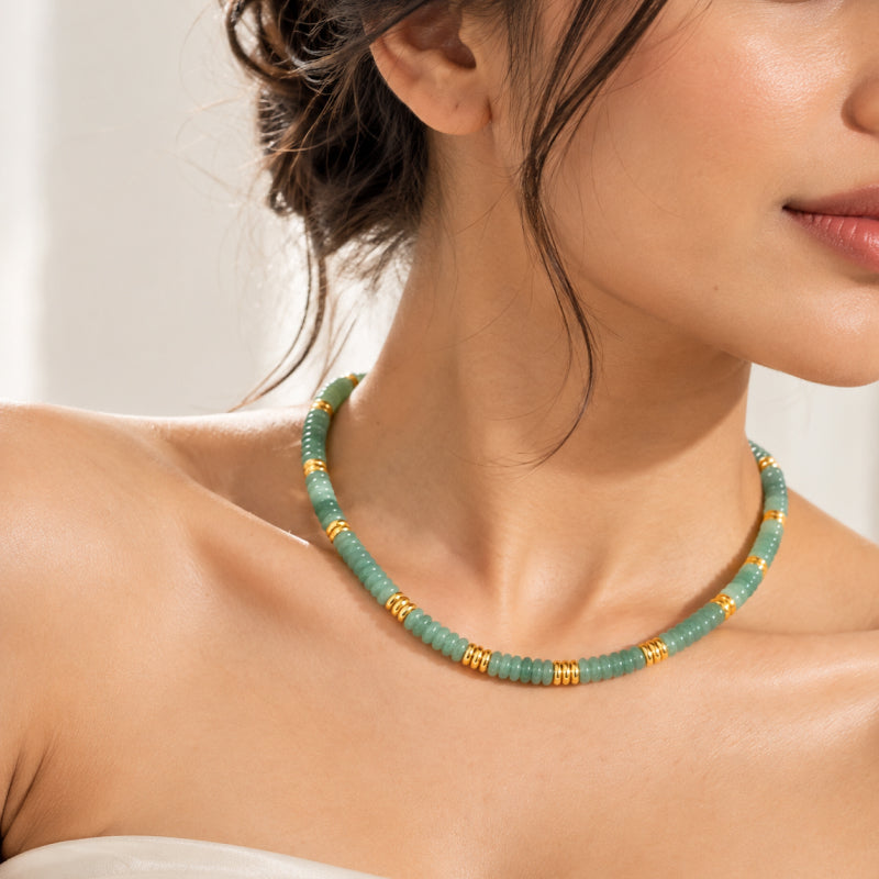 Cavelle Green Aventurine Necklace
