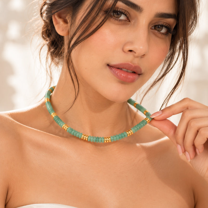 Cavelle Green Aventurine Necklace