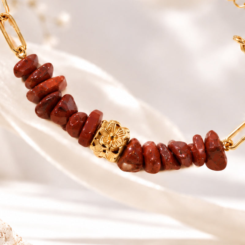 Estelle Red Jasper Bracelet