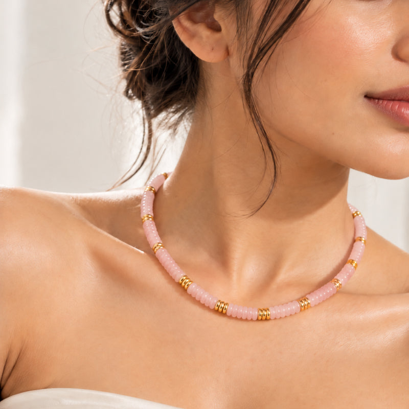 Cavelle Rose Quartz Necklace